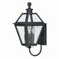 Vaxcel - T0079 - Three Light Outdoor Wall Mount - Nottingham - Textured Black