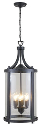 DVI Lighting - DVP4476HB-CL - Six Light Outdoor Pendant - Niagara Outdoor - Hammered Black With Clear Glass