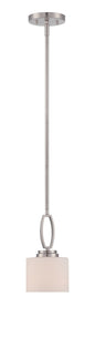 Designers Fountain - 86230-SP - One Light Mini Pendant - Axel - Satin Platinum