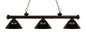 Z-Lite - 200-3BRZ-ARS - Three Light Billiard - Riviera - Bronze