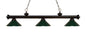 Z-Lite - 200-3BRZ-MDG - Three Light Billiard - Riviera - Bronze