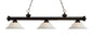 Z-Lite - 200-3BRZ-WM16 - Three Light Billiard - Riviera - Bronze