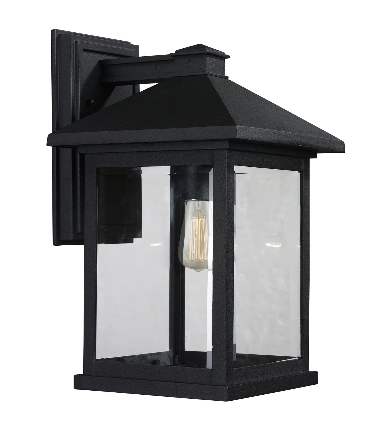 Z-Lite - 531B-BK - One Light Outdoor Wall Mount - Portland - Black