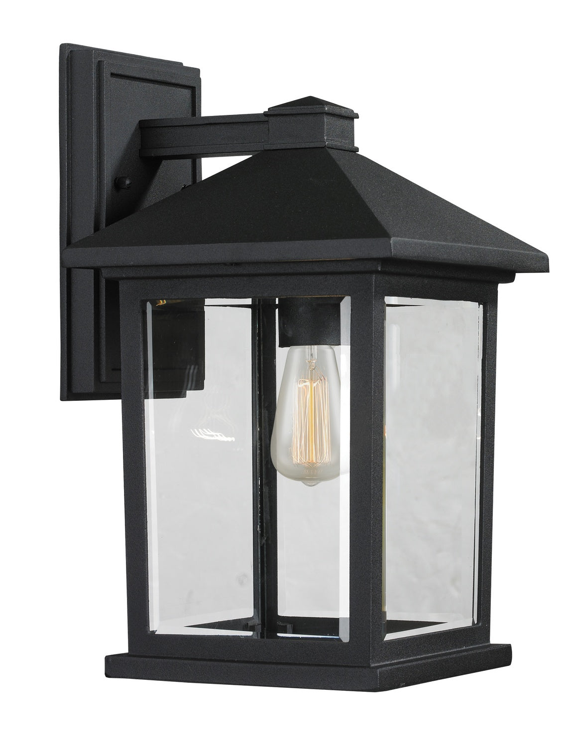 Z-Lite - 531M-BK - One Light Outdoor Wall Mount - Portland - Black