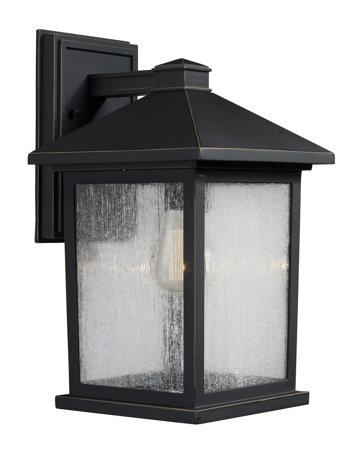 Z-Lite - 531M-ORB - One Light Outdoor Wall Mount - Portland - Oil Rubbed Bronze