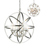 Z-Lite - 6017-6L-BN - Six Light Chandelier - Aranya - Brushed Nickel