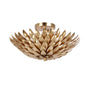 Crystorama - 505-GA - Four Light Semi Flush Mount - Broche - Antique Gold