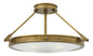 Hinkley - 3382HB - LED Semi-Flush Mount - Collier - Heritage Brass