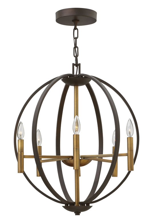 Hinkley - 3466SB - LED Foyer Pendant - Euclid - Spanish Bronze