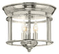 Hinkley - 3473PN - LED Flush Mount - Gentry - Polished Nickel