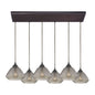 ELK Home - 10434/6RC - Six Light Pendant - Orbital - Oil Rubbed Bronze