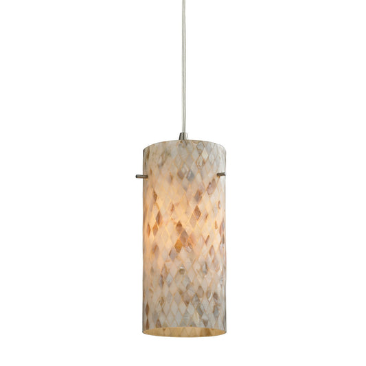 ELK Home - 10442/1 - One Light Mini Pendant - Capri - Satin Nickel