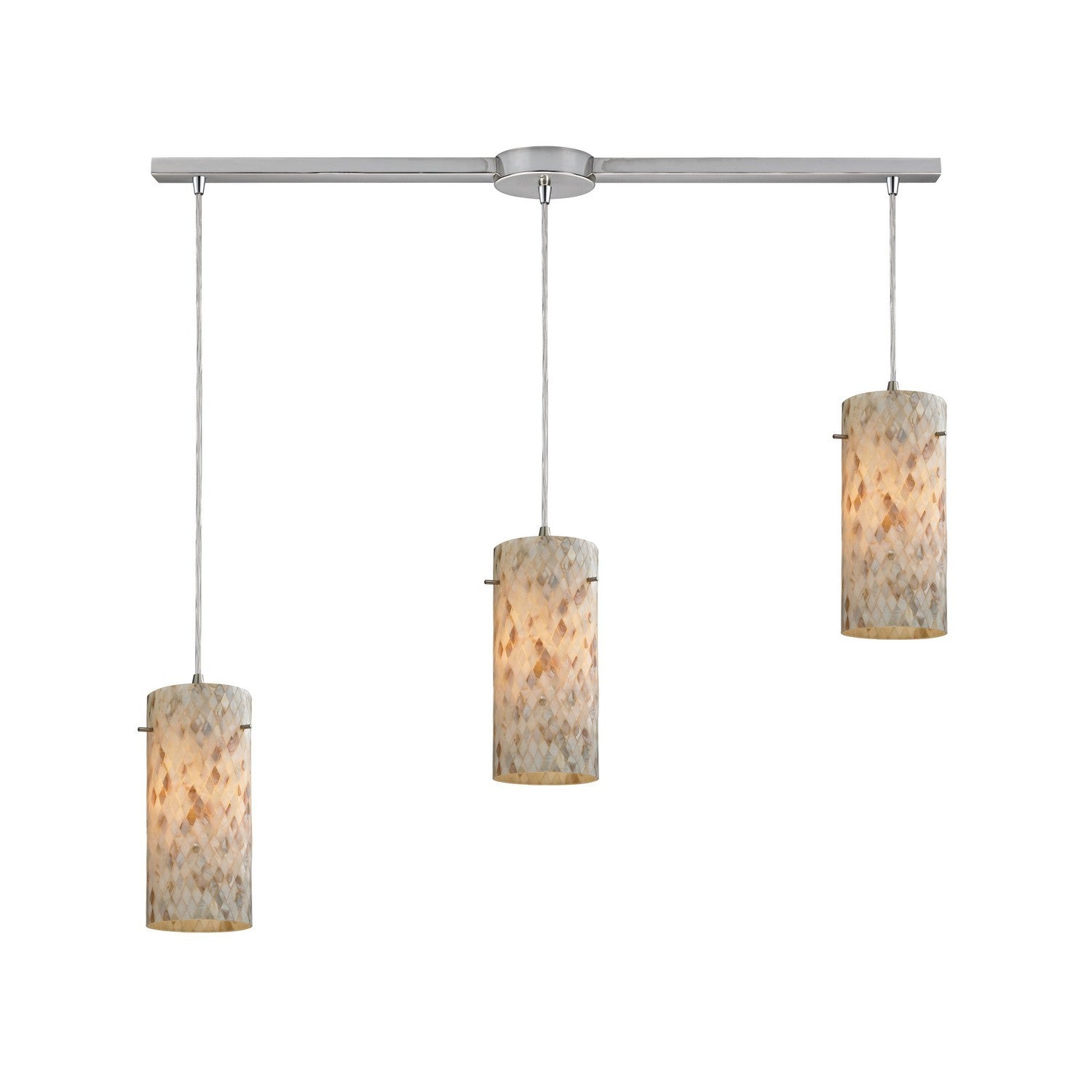 ELK Home - 10442/3L - Three Light Pendant - Capri - Satin Nickel