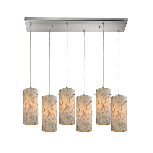 ELK Home - 10442/6RC - Six Light Pendant - Capri - Satin Nickel
