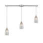 ELK Home - 10458/3L - Three Light Pendant - Kersey - Satin Nickel