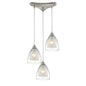 ELK Home - 10464/3 - Three Light Pendant - Layers - Satin Nickel