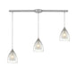 ELK Home - 10464/3L - Three Light Pendant - Layers - Satin Nickel