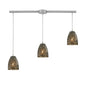 ELK Home - 10465/3L-BRF - Three Light Pendant - Fissure - Satin Nickel
