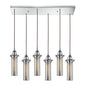 ELK Home - 66315/6RC - Six Light Pendant - Fulton - Polished Chrome