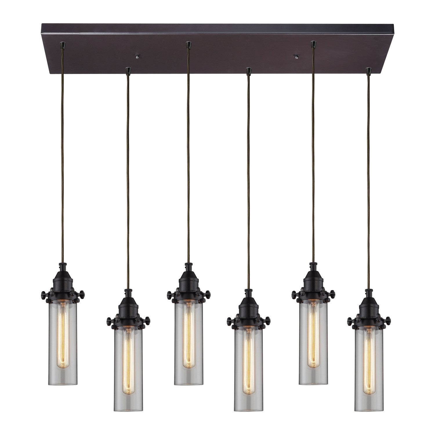 ELK Home - 66326/6RC - Six Light Pendant - Fulton - Oil Rubbed Bronze