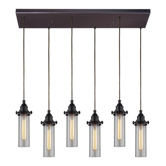 ELK Home - 66326/6RC - Six Light Pendant - Fulton - Oil Rubbed Bronze
