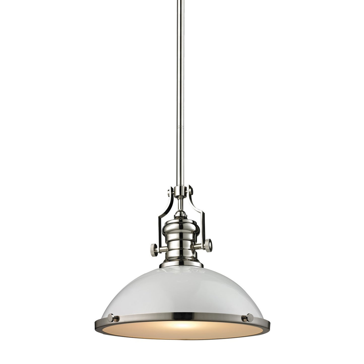 ELK Home - 66516-1 - One Light Pendant - Chadwick - Polished Nickel