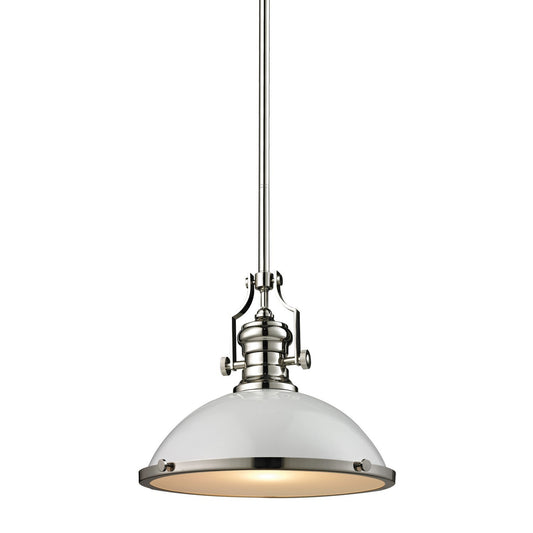 ELK Home - 66516-1 - One Light Pendant - Chadwick - Polished Nickel