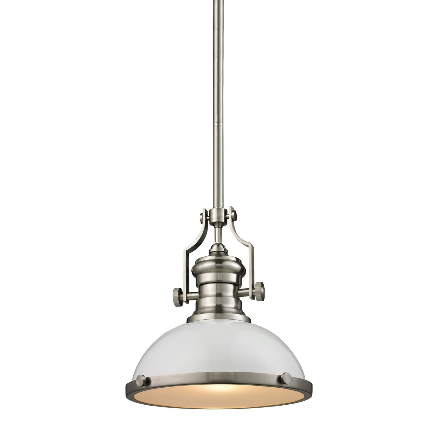 ELK Home - 66525-1 - One Light Pendant - Chadwick - Satin Nickel