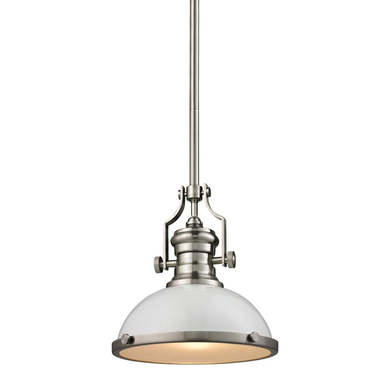 ELK Home - 66525-1 - One Light Pendant - Chadwick - Satin Nickel