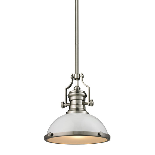 ELK Home - 66525-1 - One Light Pendant - Chadwick - Satin Nickel