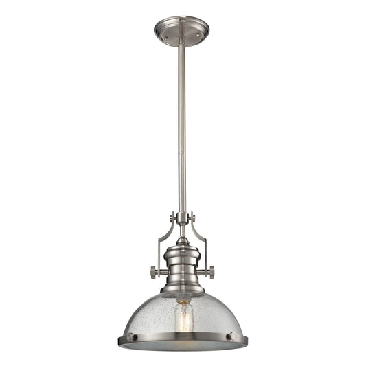 ELK Home - 67723-1 - One Light Pendant - Chadwick - Satin Nickel