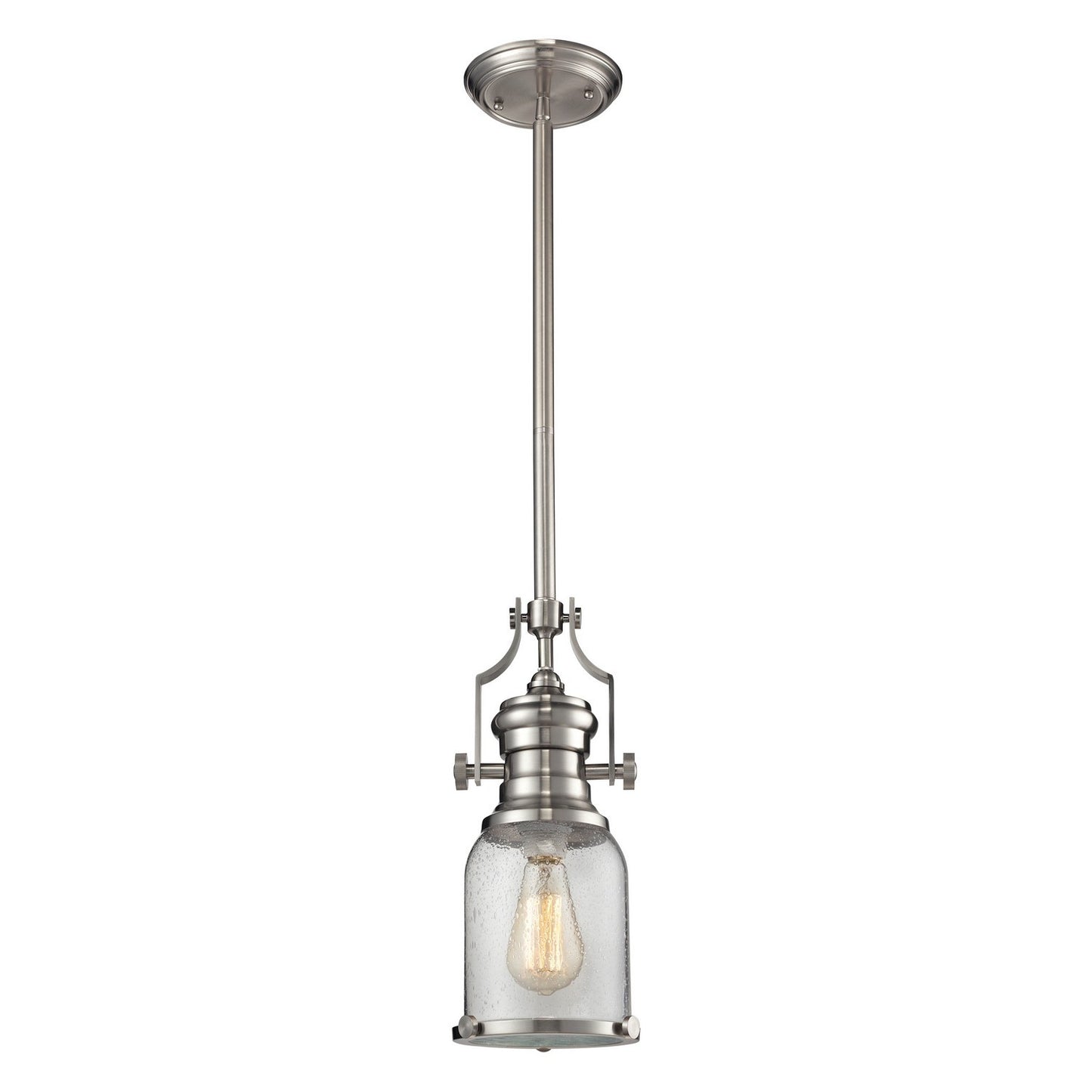 ELK Home - 67742-1 - One Light Mini Pendant - Chadwick - Satin Nickel