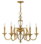 Hinkley - 4956HB - LED Chandelier - Eleanor - Heritage Brass