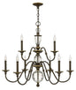 Hinkley - 4958LZ - LED Foyer Pendant - Eleanor - Light Oiled Bronze