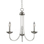 ELK Home - 1533CH/20 - Three Light Chandelier - Williamsport - Brushed Nickel