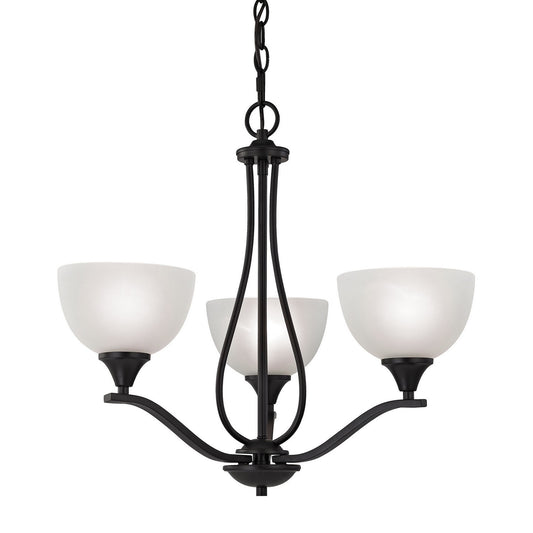 ELK Home - 2103CH/10 - Three Light Chandelier - Bristol Lane - Oil Rubbed Bronze
