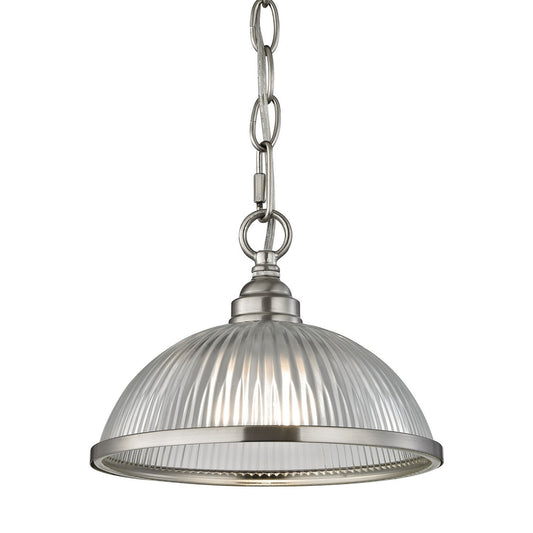 ELK Home - 7661PS/20 - One Light Flush Mount - Liberty Park - Brushed Nickel