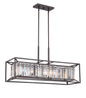 Designers Fountain - 87438-VB - Four Light Island Pendant - Linares - Vintage Bronze