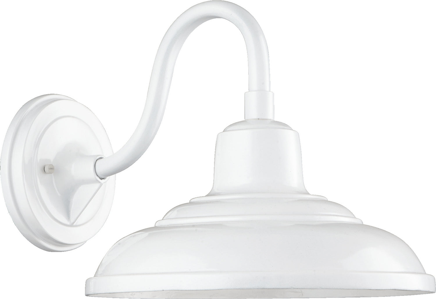 Quorum - 770-8 - One Light Wall Mount - Extended Hood Lanterns - Studio White