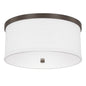 Capital Lighting - 2015BB-480 - Three Light Flush Mount - Midtown - Burnished Bronze