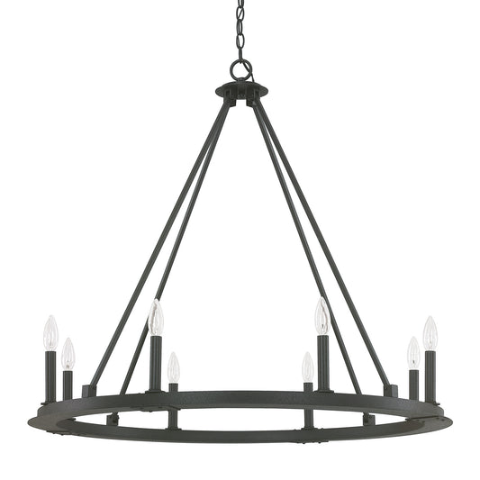 Capital Lighting - 4918BI-000 - Eight Light Chandelier - Pearson - Black Iron