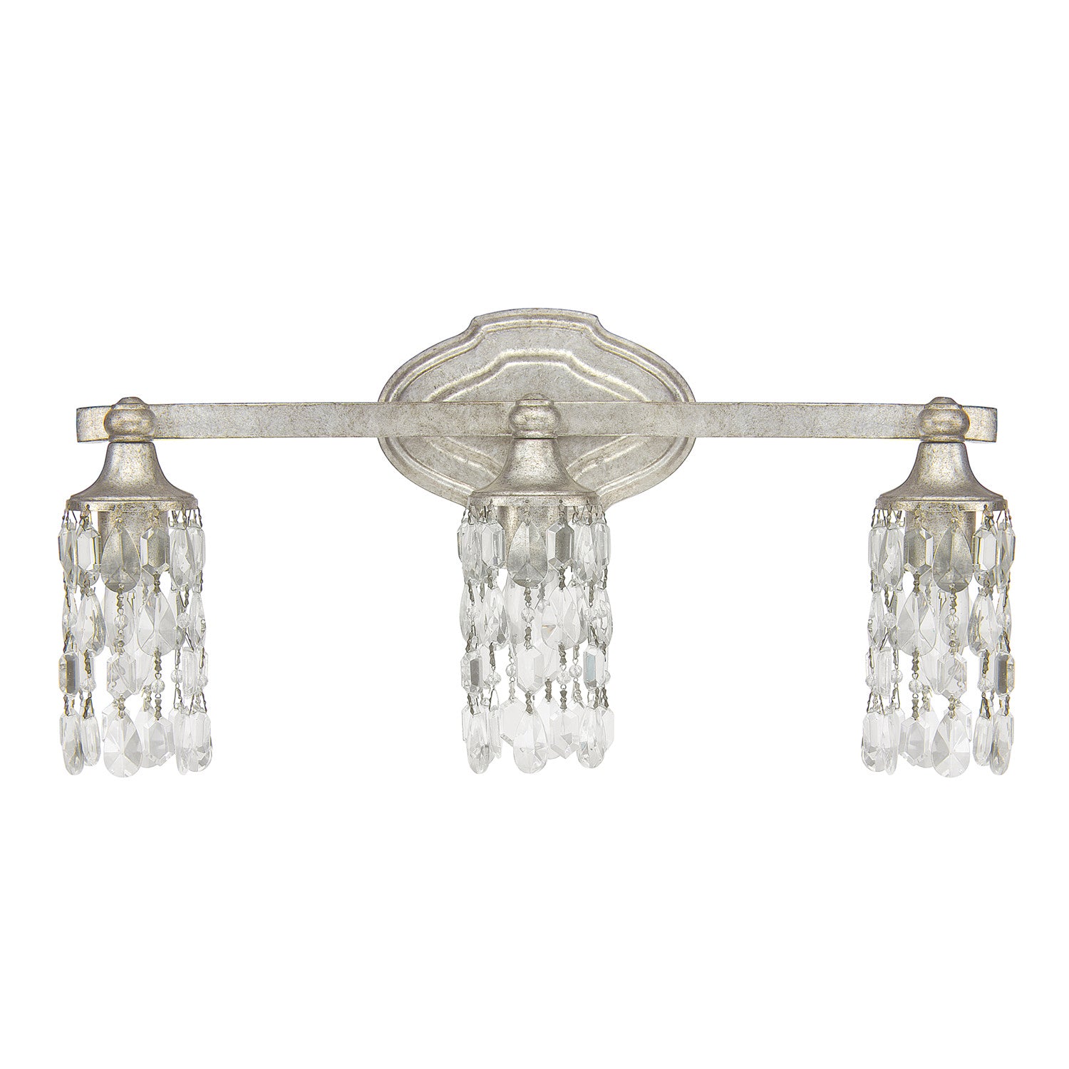 Capital Lighting - 8523AS-CR - Three Light Vanity - Blakely - Antique Silver