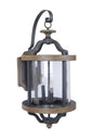 Craftmade - Z7934-TBWB - Three Light Wall Mount - Ashwood - Textured Black/Whiskey Barrel