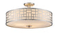 Z-Lite - 330-SF20-BN - Three Light Semi Flush Mount - Elea - Brushed Nickel