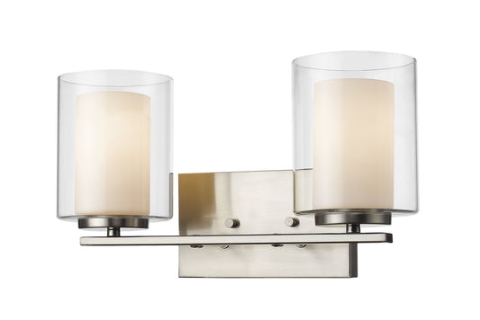 Z-Lite - 426-2V-BN - Two Light Vanity - Willow - Brushed Nickel