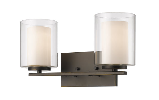 Z-Lite - 426-2V-OB - Two Light Vanity - Willow - Olde Bronze