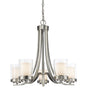 Z-Lite - 426-5-BN - Five Light Chandelier - Willow - Brushed Nickel