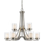 Z-Lite - 426-9-BN - Nine Light Chandelier - Willow - Brushed Nickel