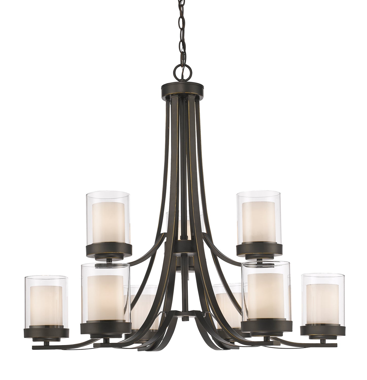 Z-Lite - 426-9-OB - Nine Light Chandelier - Willow - Olde Bronze