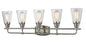 Z-Lite - 428-5V-BN - Five Light Vanity - Annora - Brushed Nickel